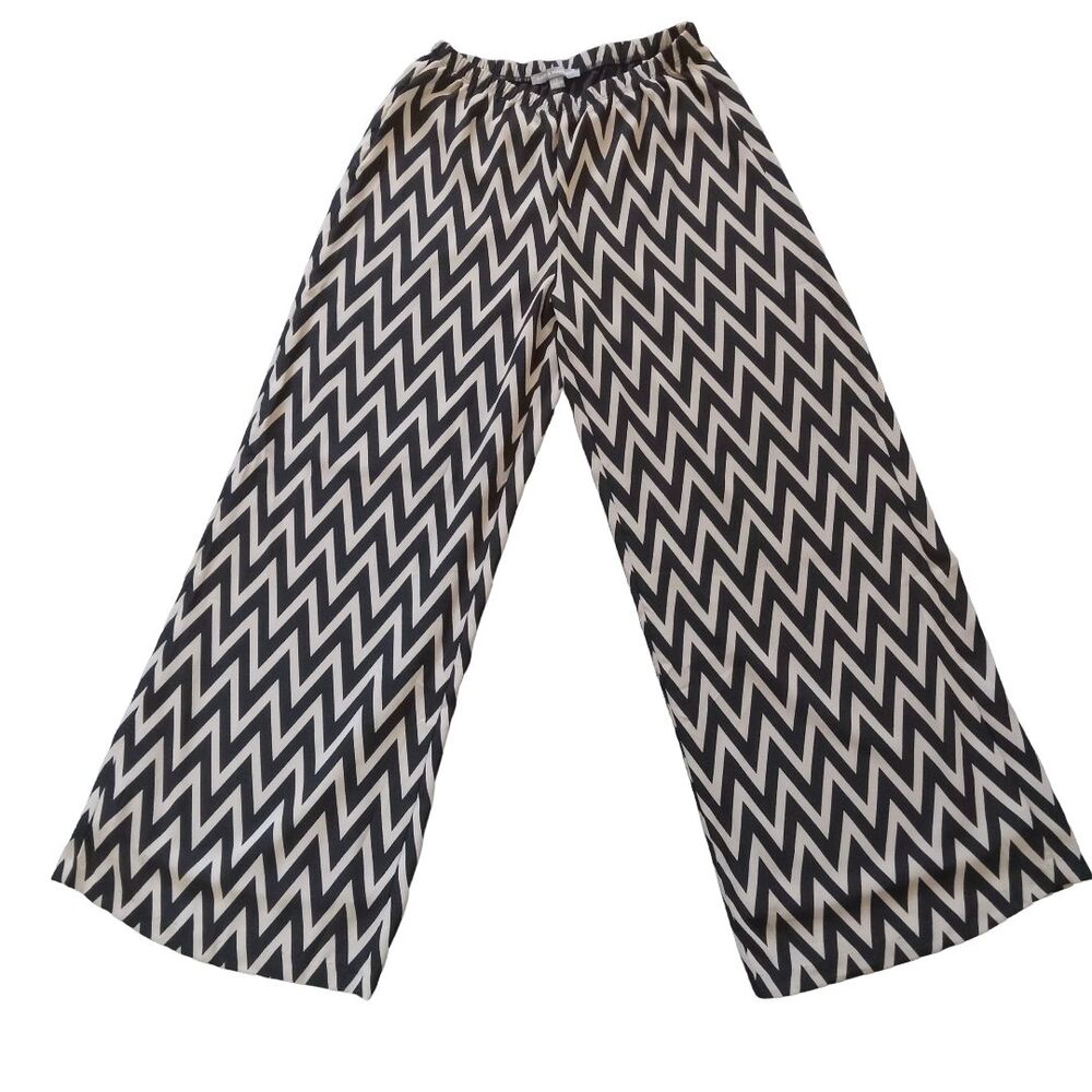 Kate Mallory VTG Wide Leg Palazzo Pants S Flowy Lined Pants Resort Beach Wear